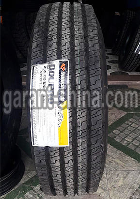 Doupro ST939 (рулевая) 295/80 R22.5 152/148M 18PR - Фото протектора с этикеткой